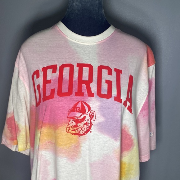 Champion UGA Georgia Bulldogs Tie Dye Tee - Picture 3 of 6